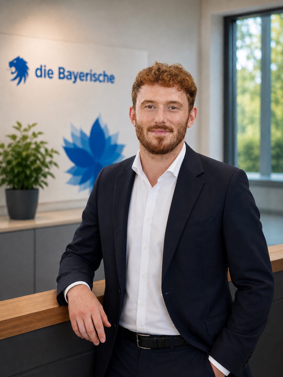 Alexander Kretz in den Räumen der Bayerischen
